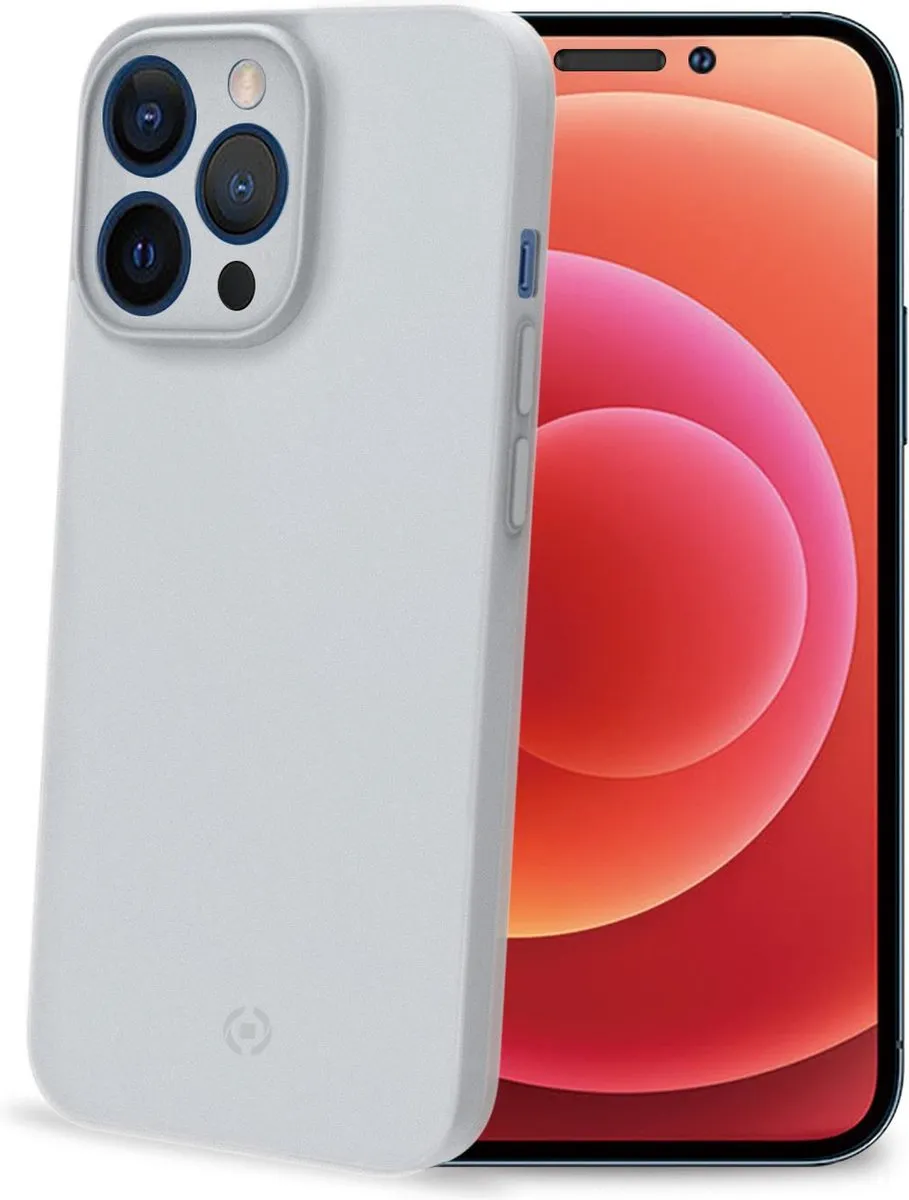 Celly Space Siliconen Hoesje iPhone 14 Pro Max - Wit
