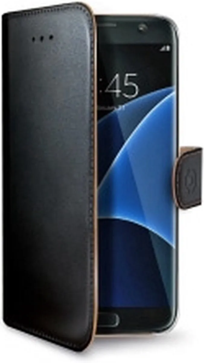 Celly Wally Hoesje WALLY591 - Samsung Galaxy S7 Edge - 3 Pasjes - Zwart - afbeelding 3 van 3