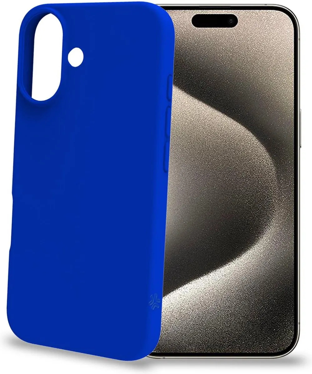 Celly CROMO1078BL iPhone 16 Hoes - Blauw
