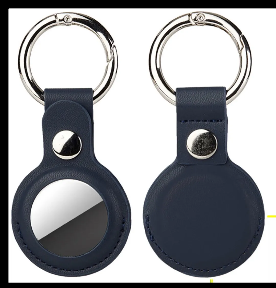 4Smarts Kunstleer Sleutelhanger 466157 - 5 Stuks - o.a. Apple AirTag