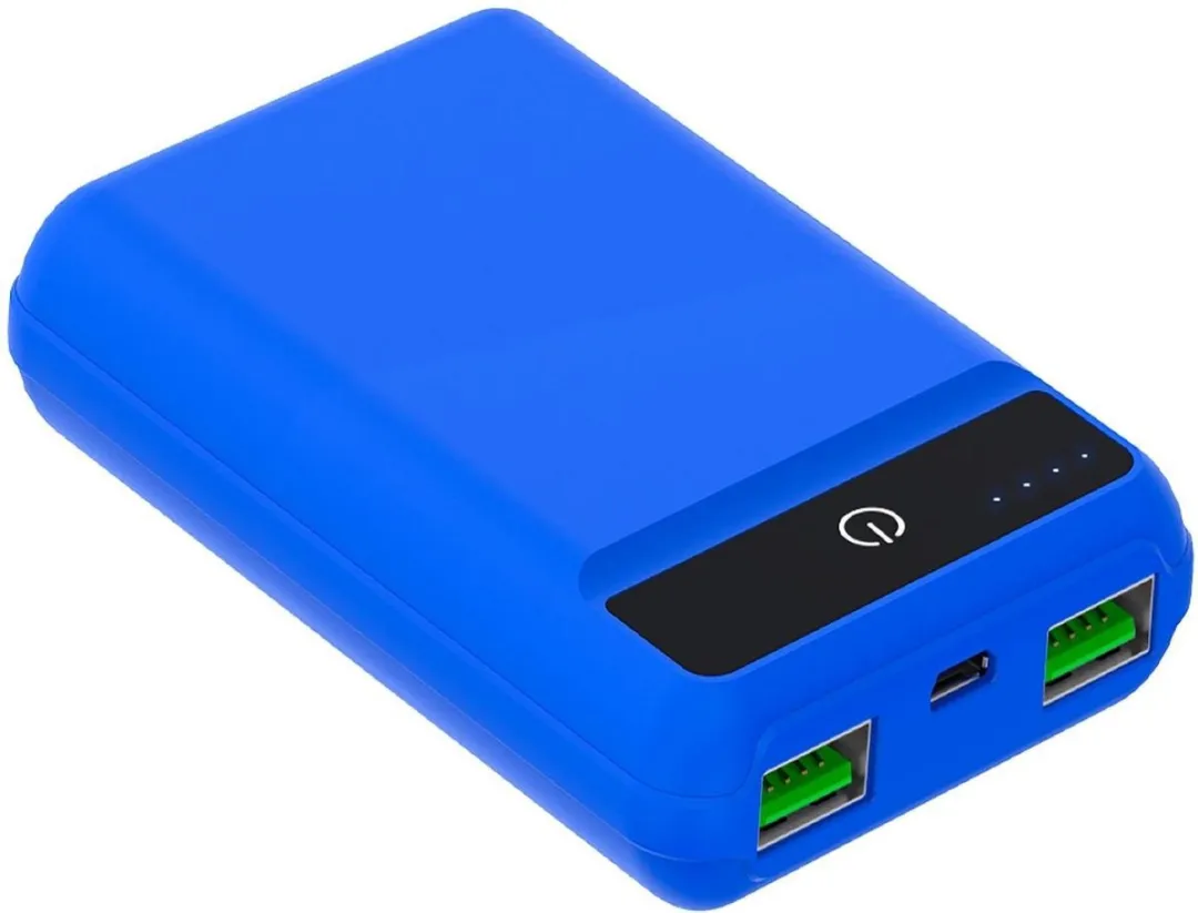 Celly Powerbank Pocket 5000mAh - 2x USB - Blauw