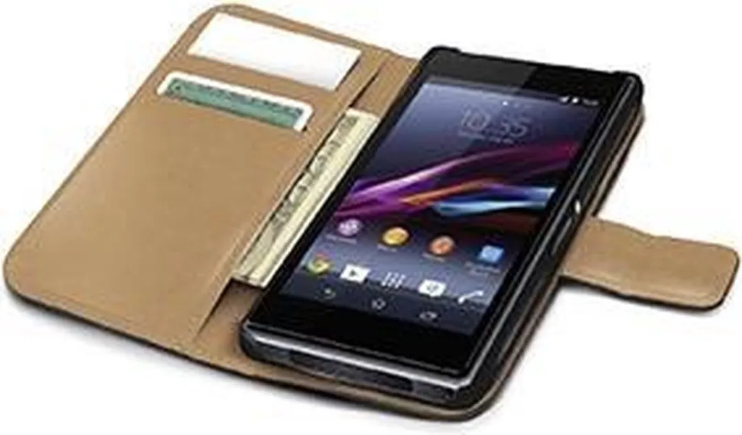Celly Wally Case Sony Xperia Z1 - Zwart - afbeelding 2 van 3