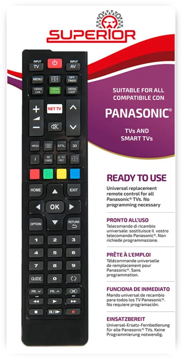 Panasonic SUPTRB011 Universele Afstandsbediening