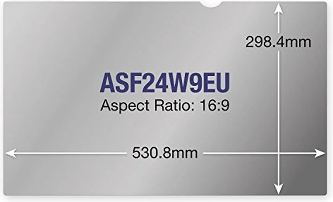 Targus ASF24W9EU Privacyfilter 24 inch - Zwart - afbeelding 5 van 5