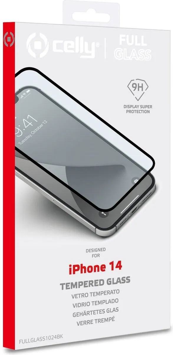 Celly iPhone 14 Screen Protector - 1 Stuk - afbeelding 4 van 6