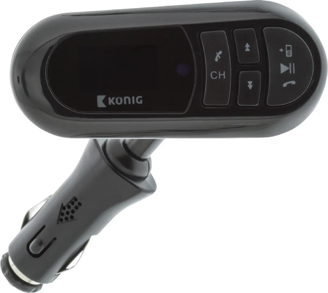 Konig Bluetooth FM Transmitter met carkit en afstandsbediening