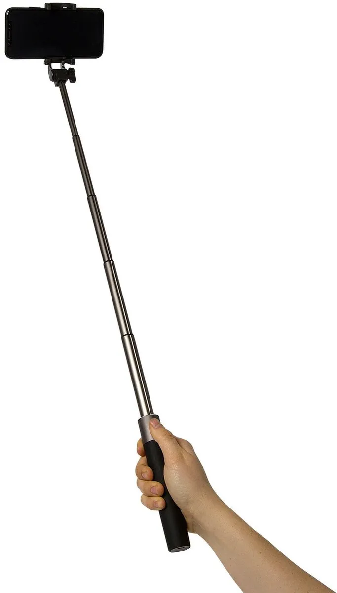 Celly ClickMono Selfiestick Bluetooth - 6" - Zwart - afbeelding 6 van 6