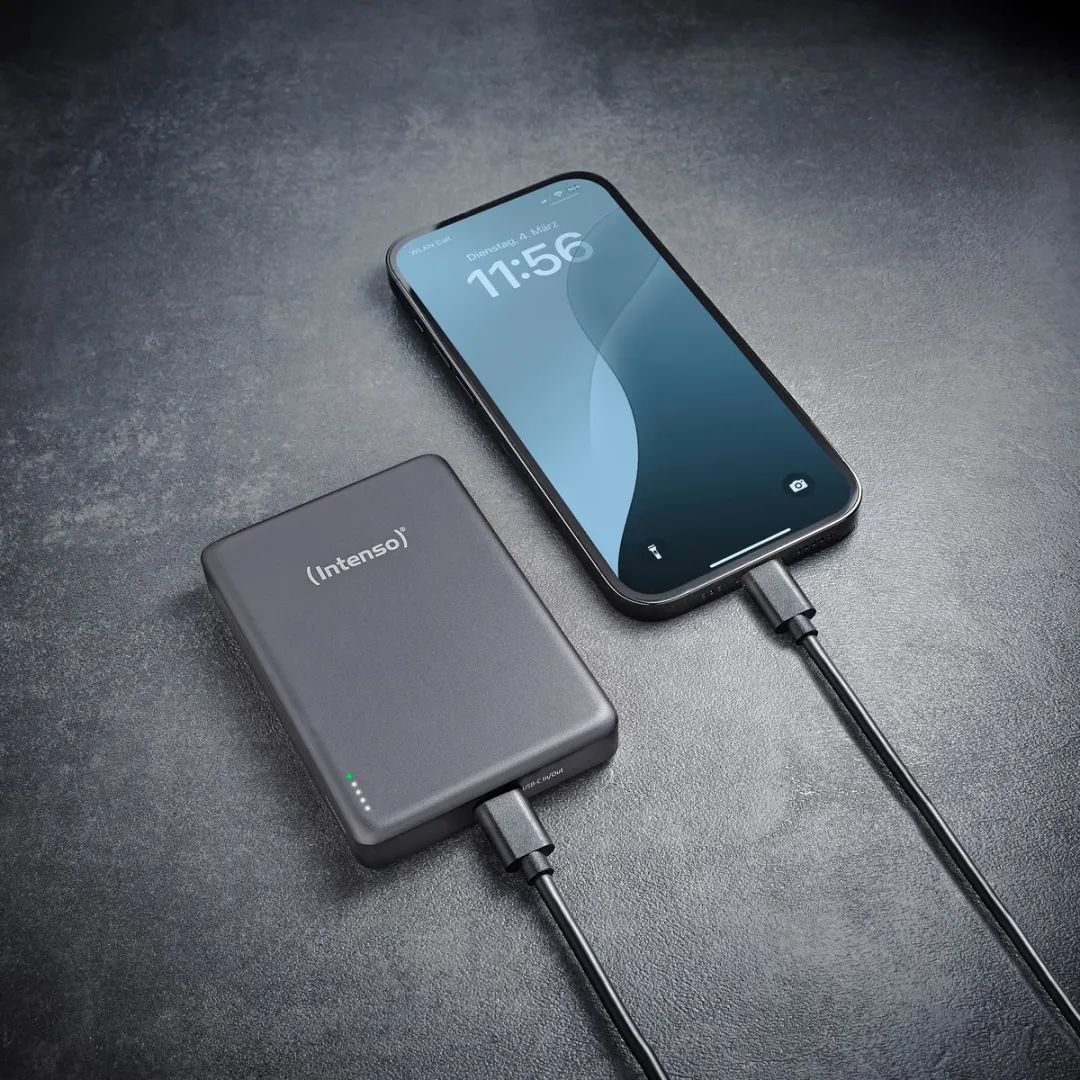 Intenso MW10000 Powerbank 10.000mAh - 20W PD - Grijs - afbeelding 6 van 6
