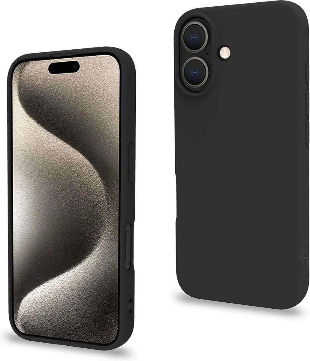 Celly CROMO1078BK iPhone 16 Hoes - Zwart