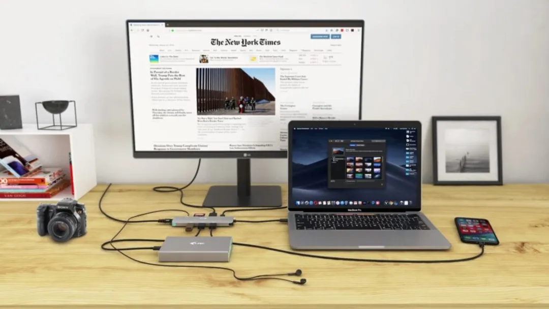 I-tec C31NANOLANPD100 USB-C Metal Nano Docking Station - 100W - Grijs
