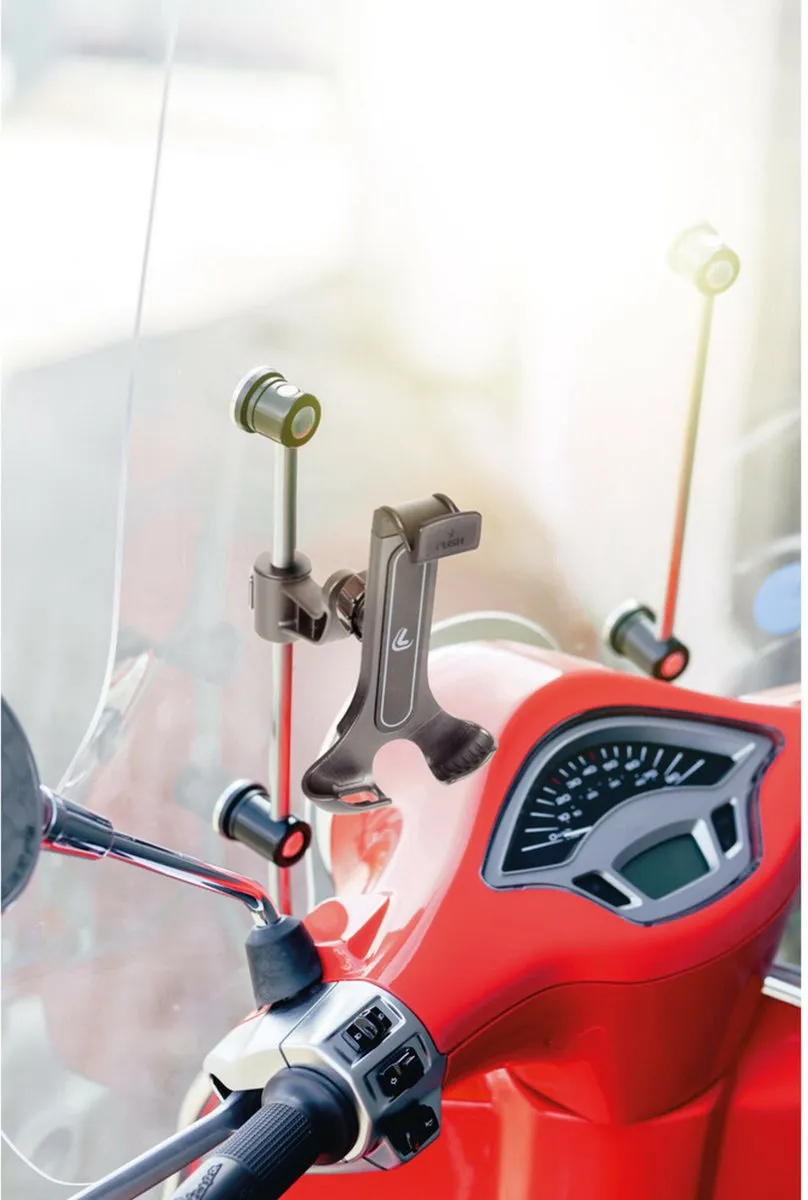 Lampa Telefoonhouder Scooter - Universeel 6.7" - Spiegelbevestiging - afbeelding 6 van 6