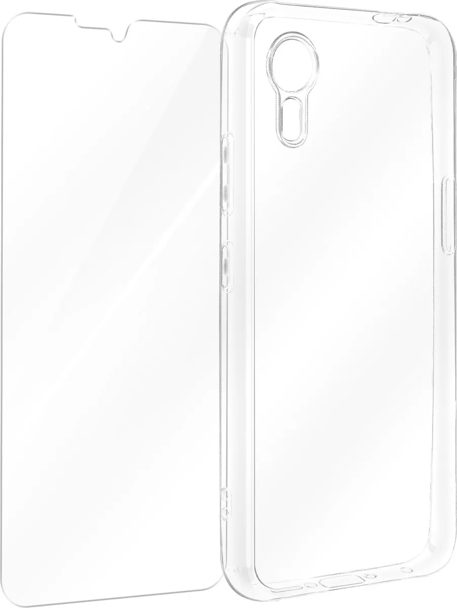 4Smarts Hoesje Samsung Galaxy Xcover 7 9H Glas - Transparant