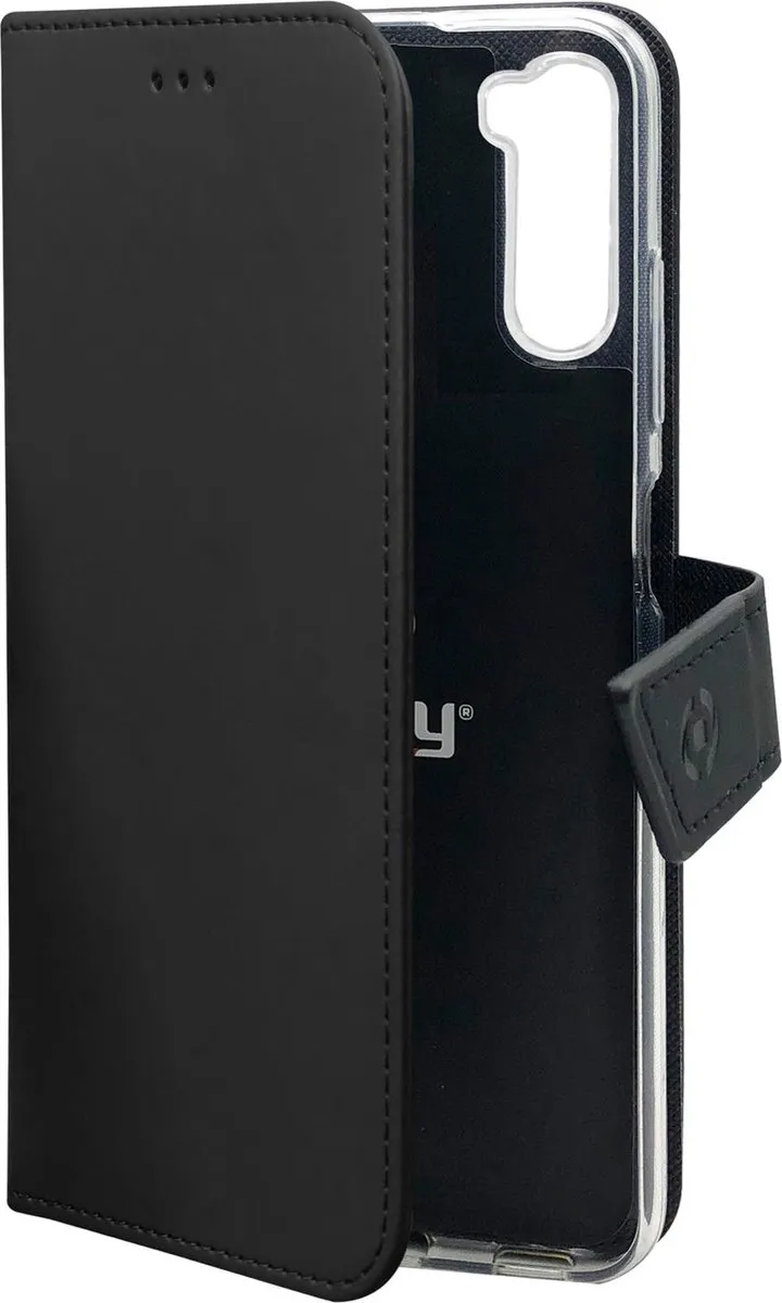 Celly Wally Bookcase Hoesje WALLY1036 - Samsung Galaxy A34 - 3 Pasjes - Zwart