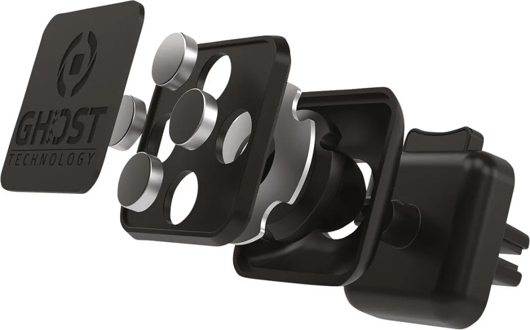 Celly Ghost Plus Magnetische Telefoonhouder - 360° Draaibaar - Zwart - afbeelding 6 van 6