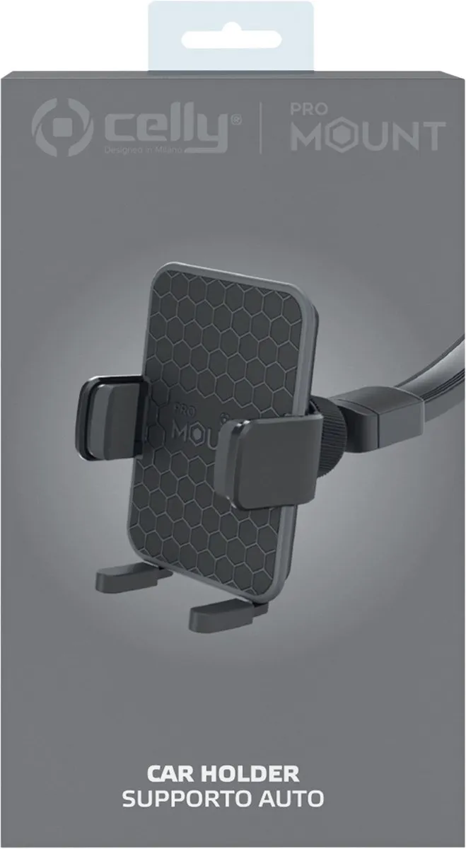 Celly Flex Plus Telefoonhouder 360° - Zwart