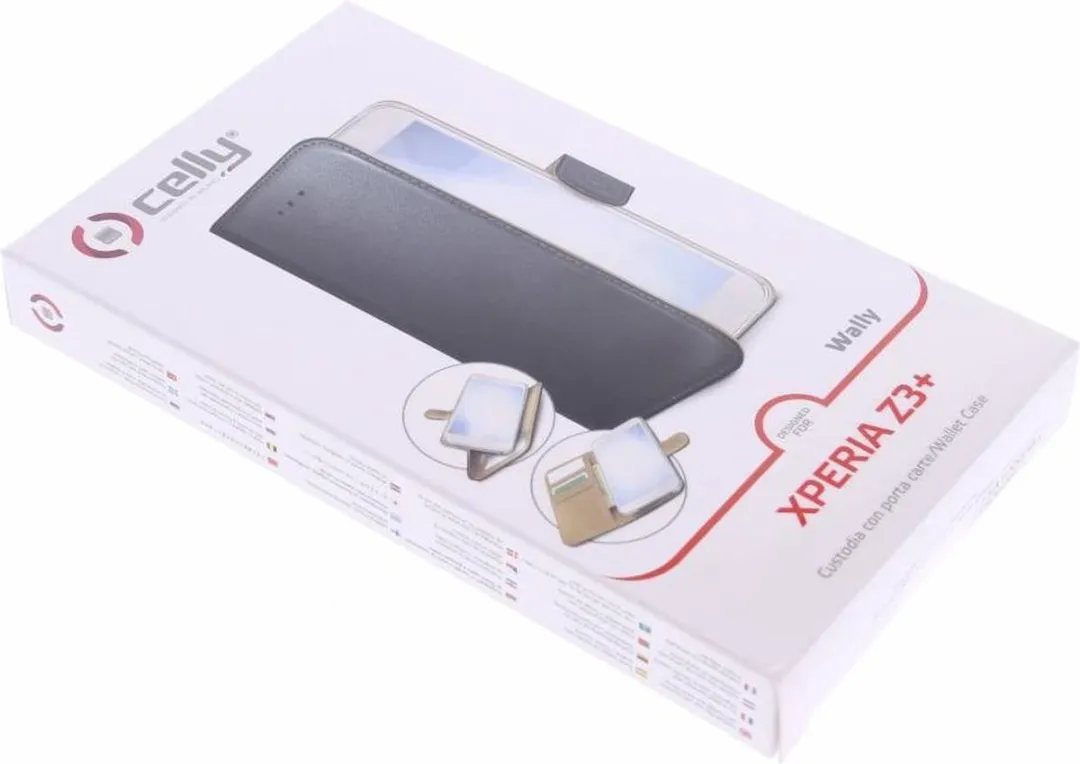 Celly Wally PU Hoesje - Sony Xperia Z3 - Zwart - afbeelding 6 van 6