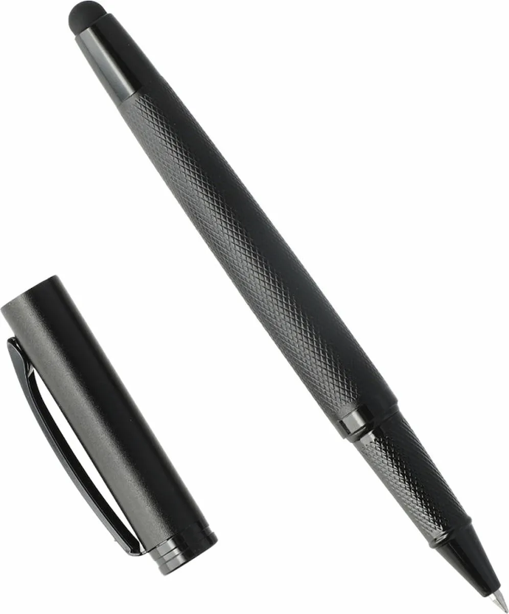 4Smarts 2in1 ErgoRib Stylus Pen 541098 - Zwart - afbeelding 6 van 6
