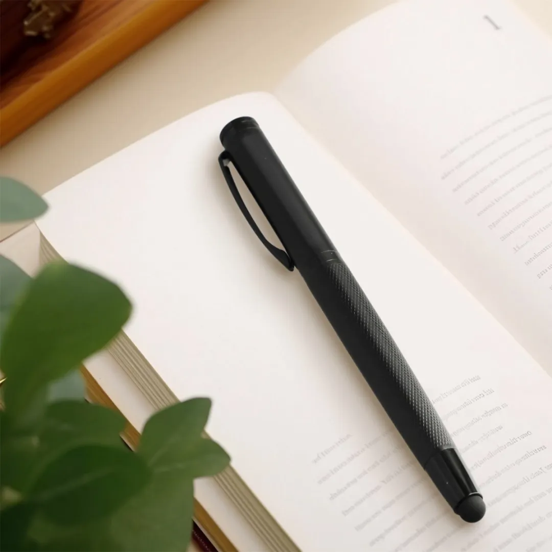 4Smarts 2in1 ErgoRib Stylus Pen 541098 - Zwart