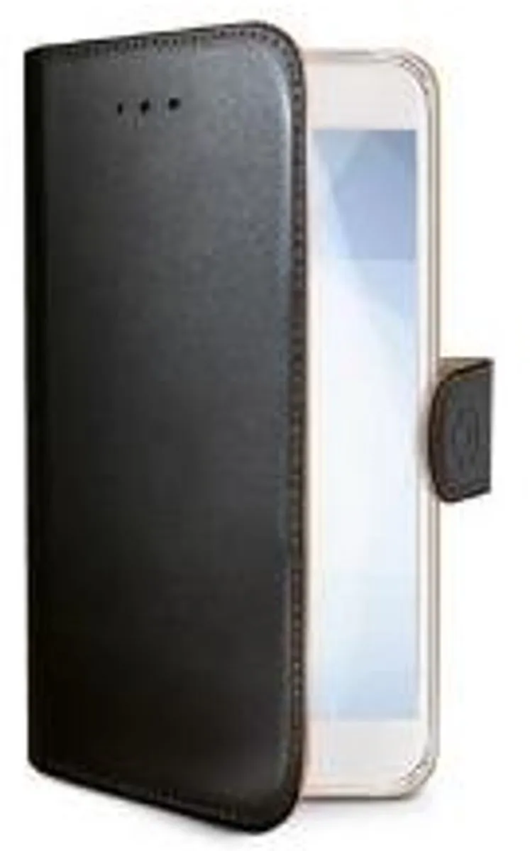 Celly Wally Bookcase Hoesje - Huawei P8 Lite - Kunstleer - 3 Pasjes - Zwart - afbeelding 2 van 2