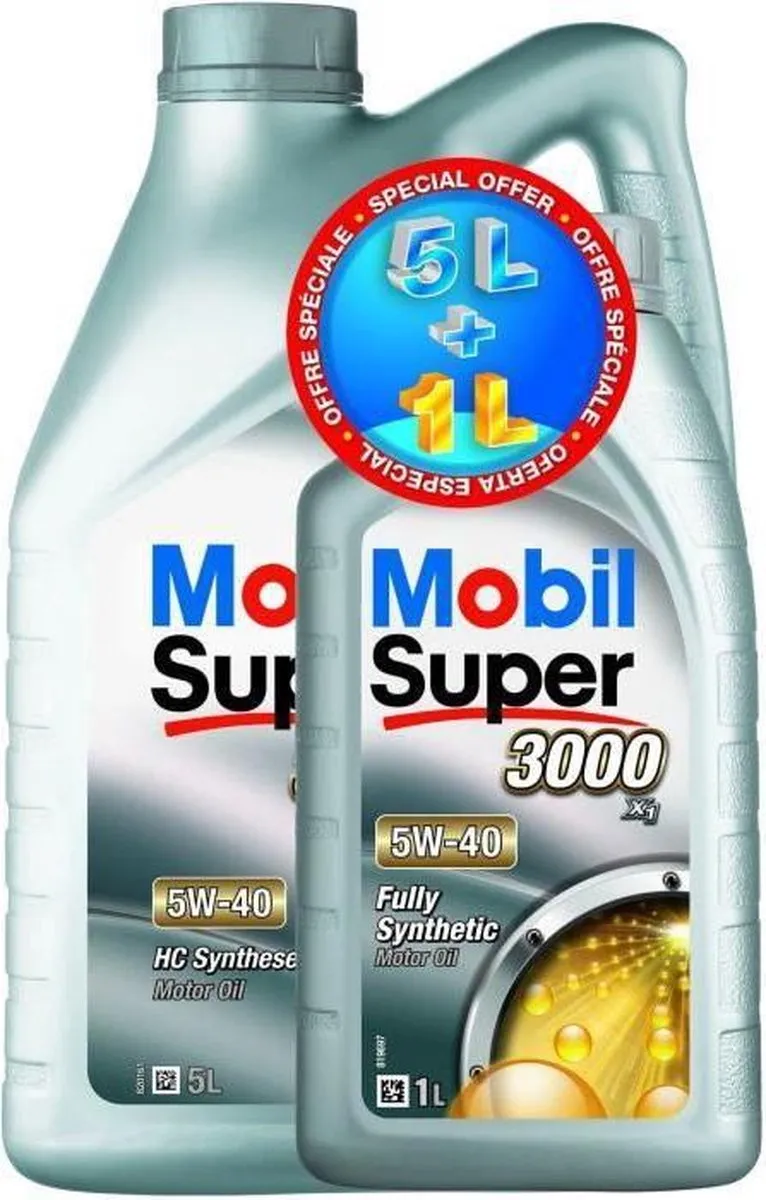Mobil Super 3000 X1 5W40 Motorolie
