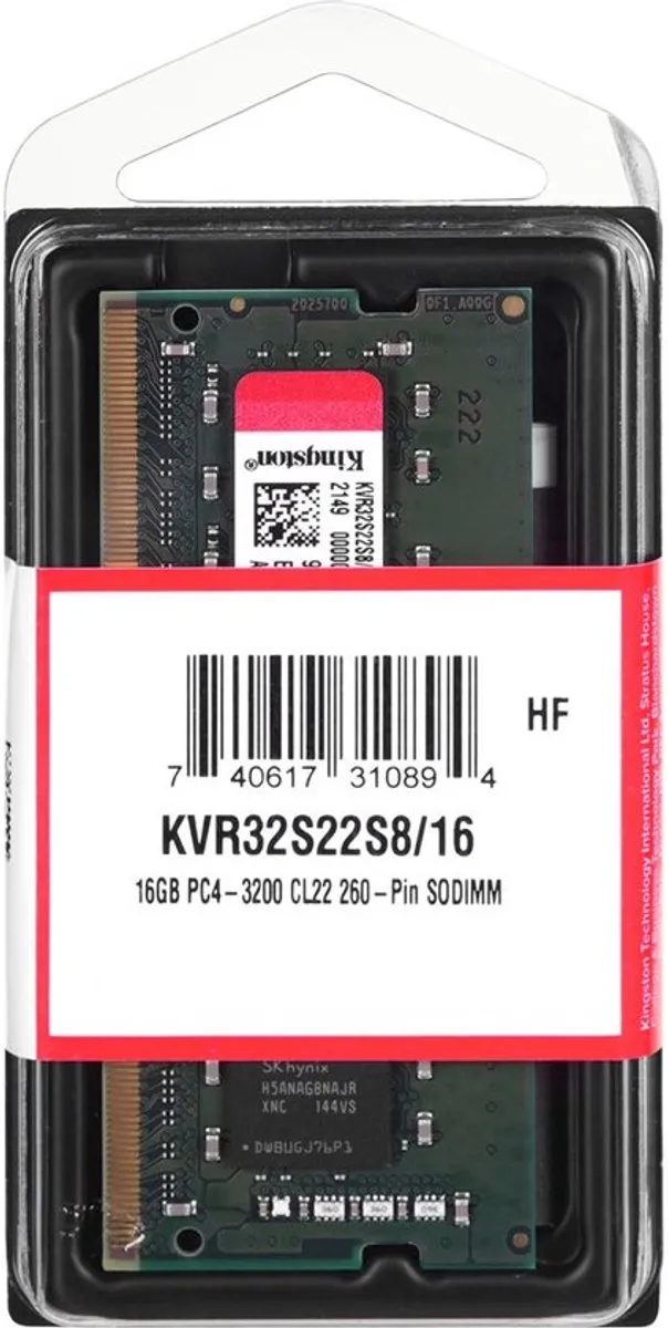 Kingston KVR32S22S8/16 DDR4 RAM - 16GB