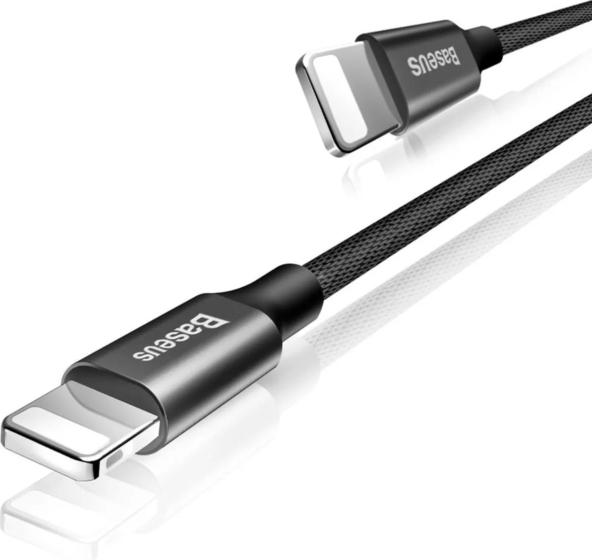 Baseus Yiven CALYW-A01 USB/Lightning Kabel 1,8M - Zwart