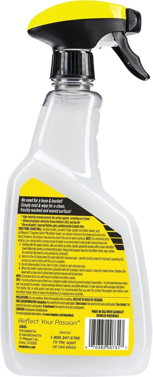 Meguiar's Waterless Wash & Wax Anywhere 768ml