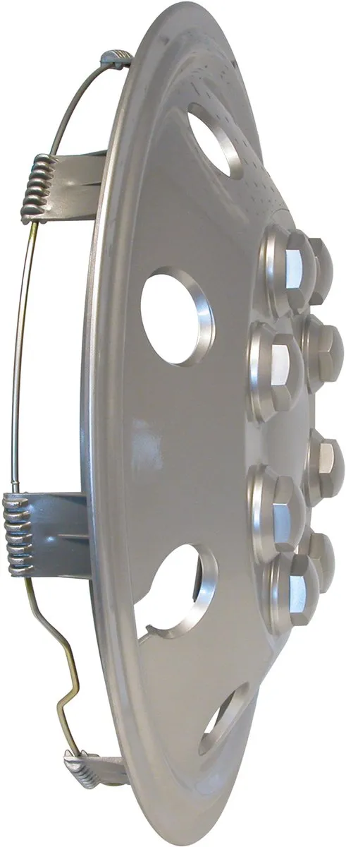 Carpoint Wieldoppenset 15" - 4 Stuks - Chroom
