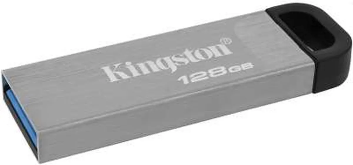 Kingston DataTraveler Kyson 128GB USB Stick - Grijs