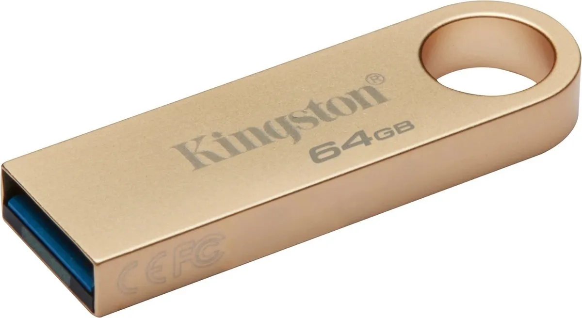 Kingston DataTraveler SE9 G3 USB-stick 64GB - Goud