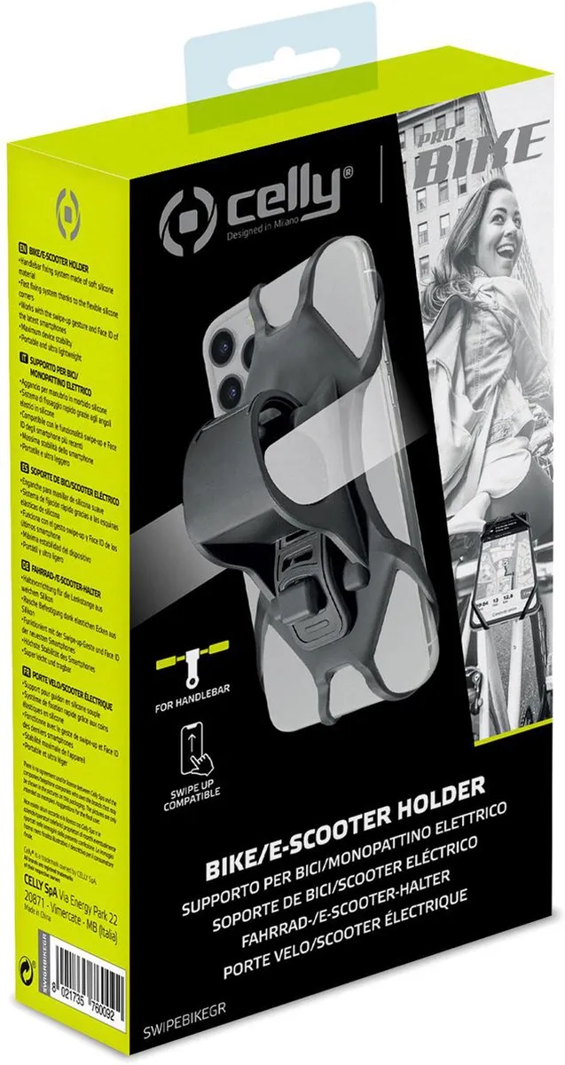 Celly SwipeBike Telefoonhouder Fiets