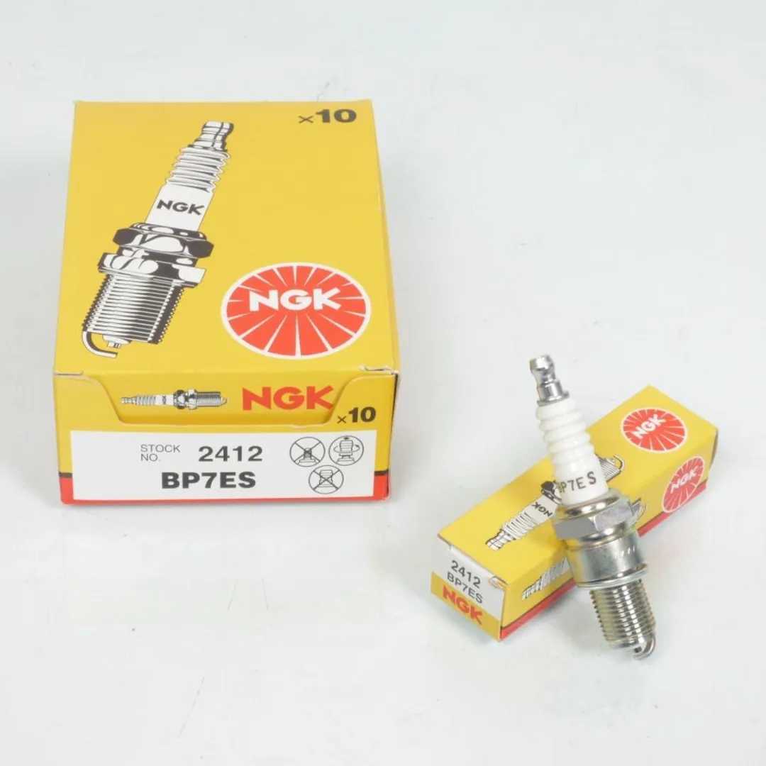 NGK BP7ES Bougie - BMW R 45/R 65 1978-1985 - Blanc