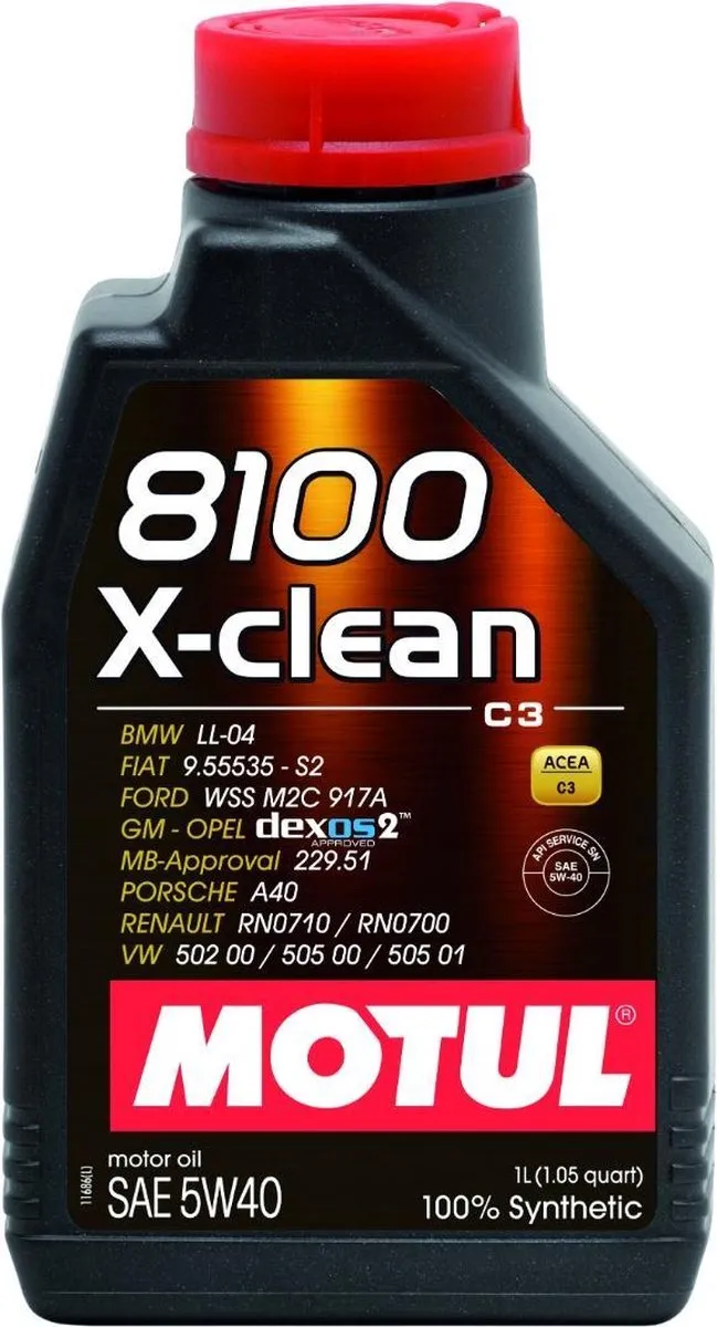 Motul 8100 X-Clean 5W40