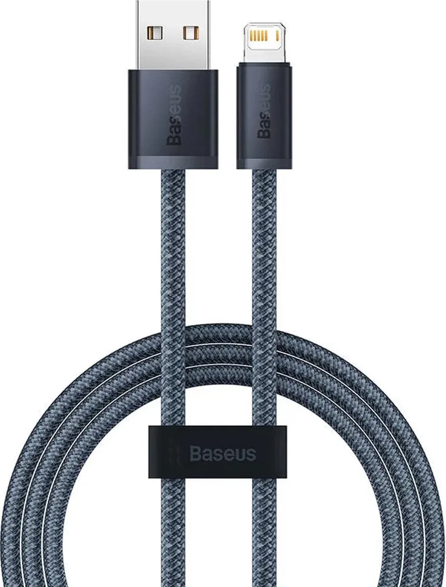 Baseus 0267 USB-naar-Lightning Kabel - Grijs