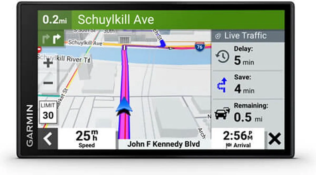 Garmin DriveSmart 66 MT-D Navigatiesysteem - Zwart - afbeelding 5 van 6