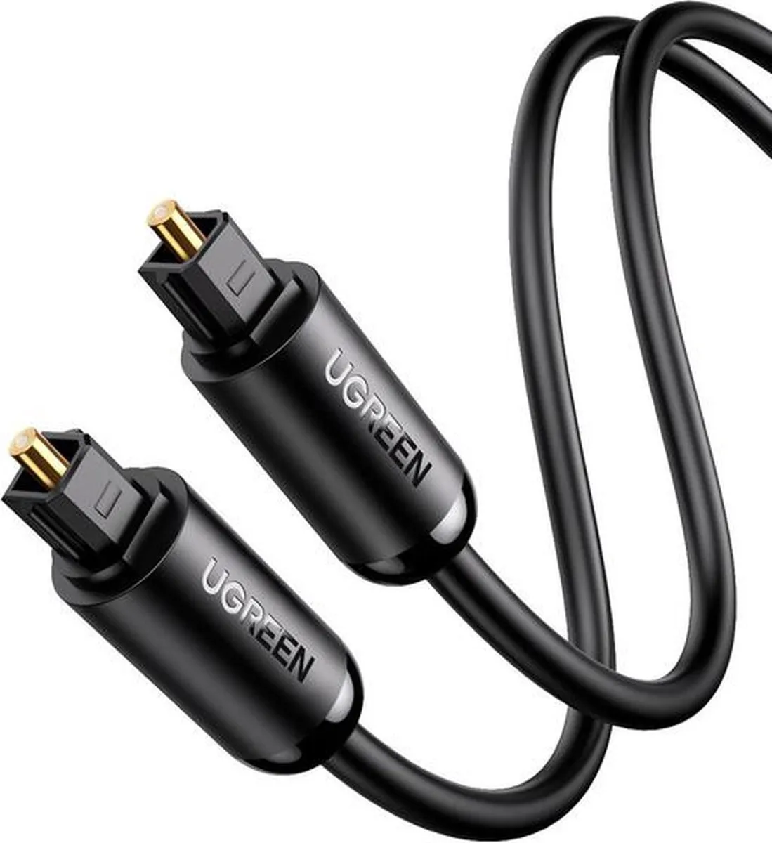 UGREEN Toslink SPDIF Optische Audiokabel 1,5m - Grijs