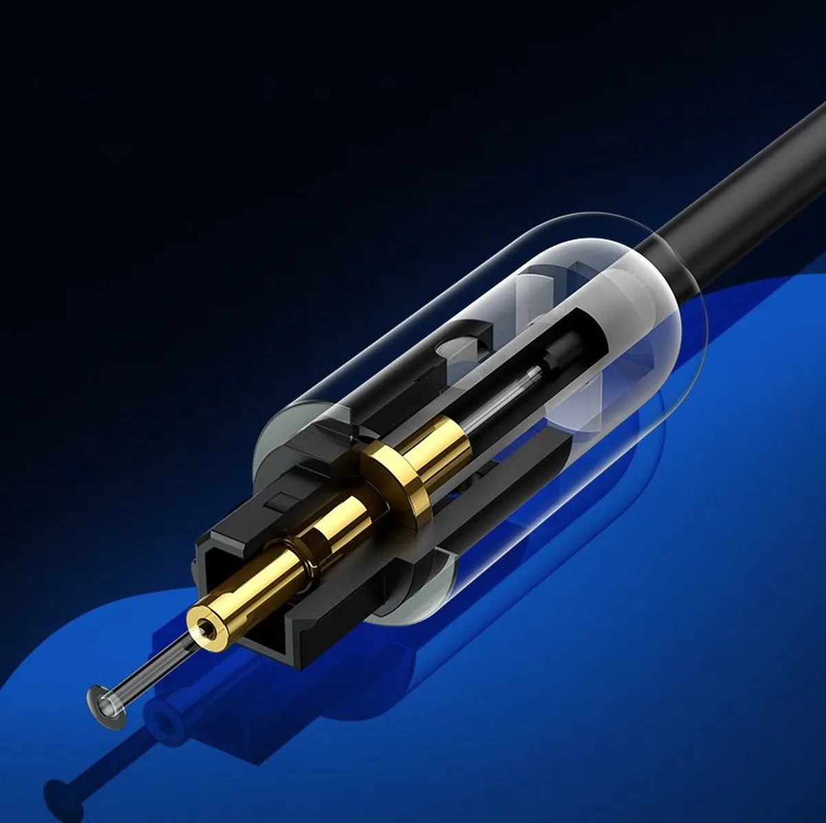 UGREEN Toslink SPDIF Optische Audiokabel 1,5m - Grijs