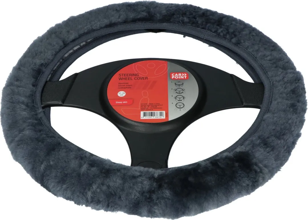 Carpoint Stuurhoes Schapenvacht Antraciet