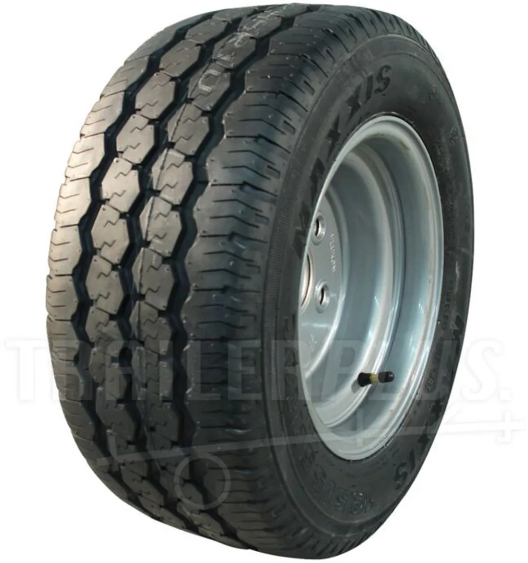 Compleet Wiel - Velg + Band | 6.00I x 10H2 | TL | 195/55 R10C inch | ET25 | 5 x 112 | Maxxis