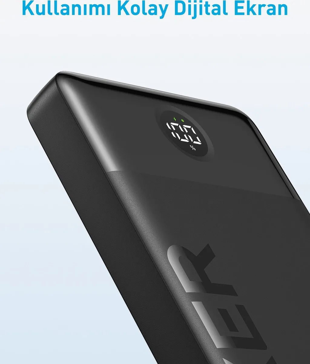 Anker PowerCore 20.000mAh 15W Powerbank - 2x USB - Zwart