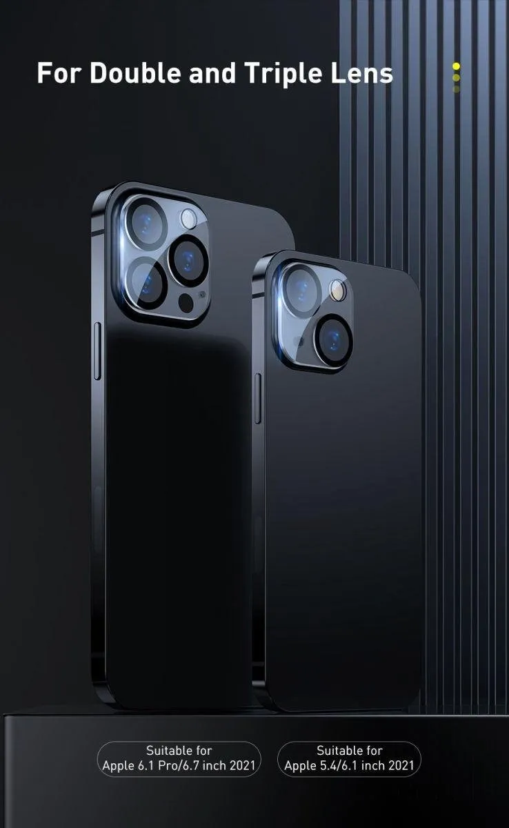 Baseus Camera Lens Protector iPhone 13 Pro/Max - 2 Stuks