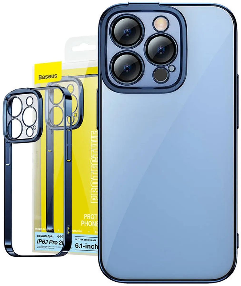Baseus Beschermhoesje Set met Glas voor iPhone 14 Pro Max