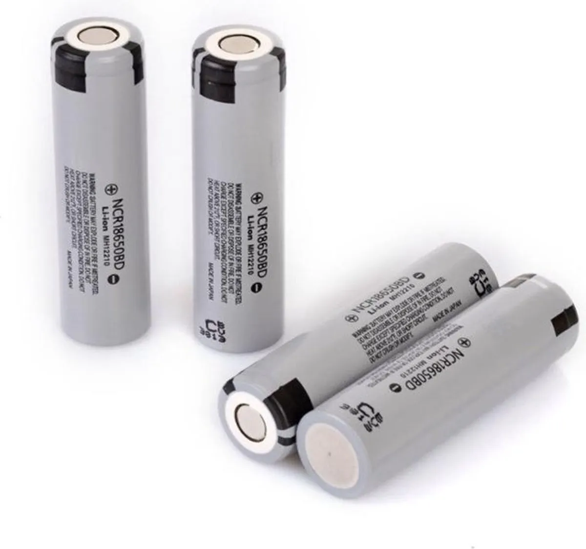 Panasonic NCR18650BD 18650 Accu - 3200mAh - 8 Stuks