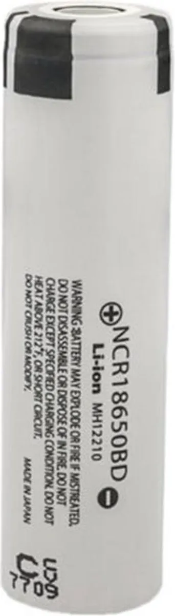 Panasonic NCR18650BD 18650 Accu - 3200mAh - 8 Stuks