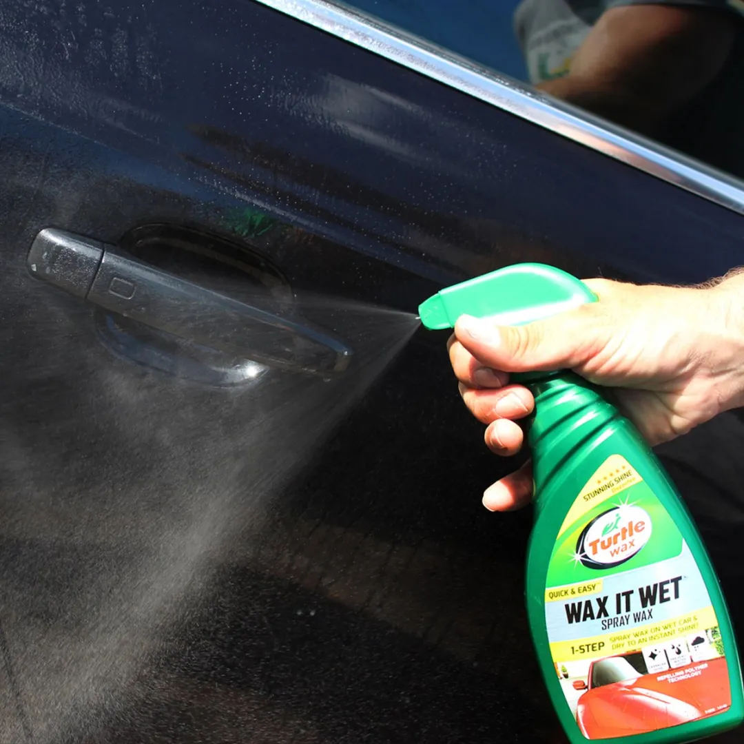 Turtle Wax Green Line Wax & Dry - Waxen terwijl auto aan het drogen is – Tijdbesparend - Geeft een diepe glans & bescherming - 500ml