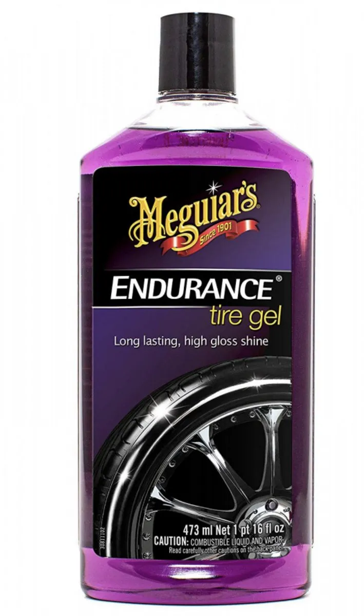 Meguiars Endurance Bandengel 0.47L - Diepzwarte glans