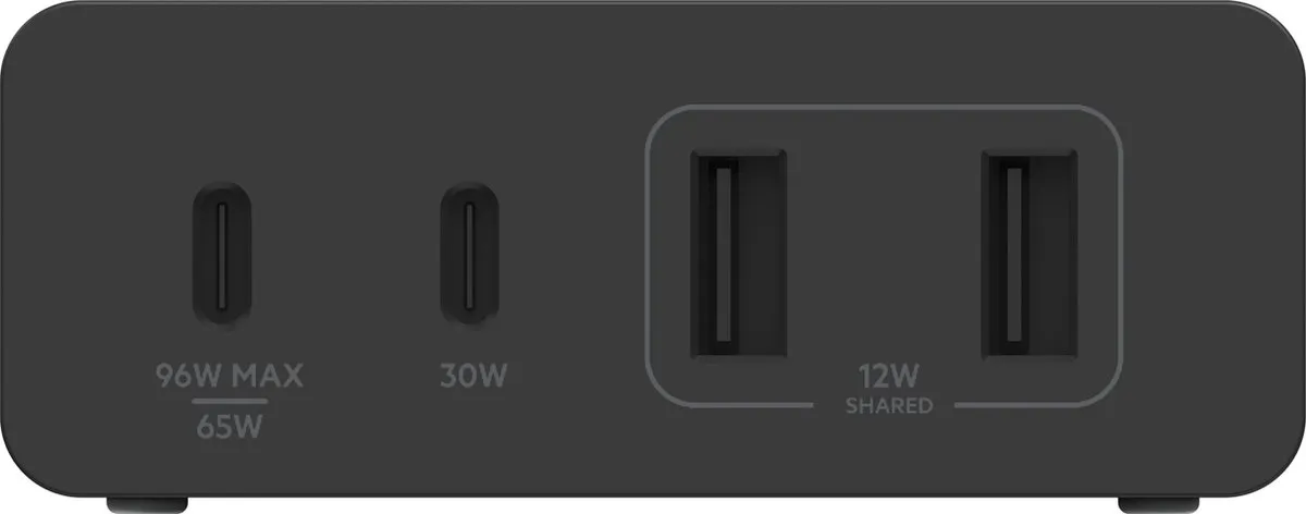 Belkin Boost-Up Charge Pro WCH010 4-poorts USB-C 108W - Zwart