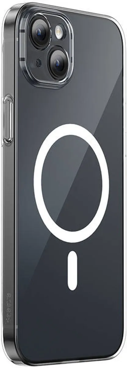 Baseus iPhone 13 Beschermhoes Magnetisch Transparant - Glas + Reinigingsset - afbeelding 2 van 6