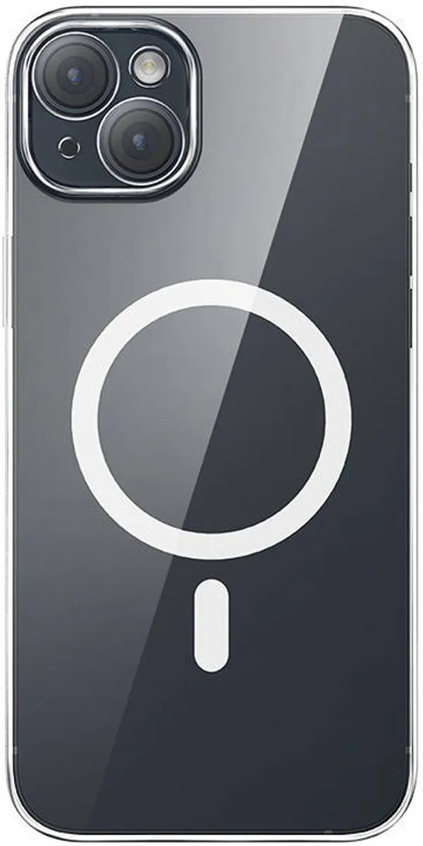Baseus iPhone 13 Beschermhoes Magnetisch Transparant - Glas + Reinigingsset - afbeelding 5 van 6