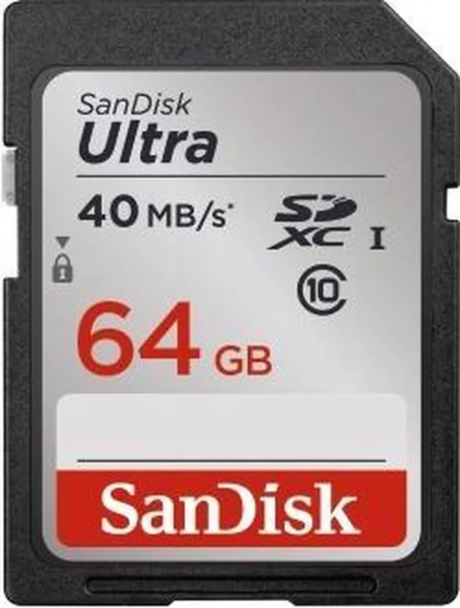 SanDisk Ultra SD-kaart 64GB